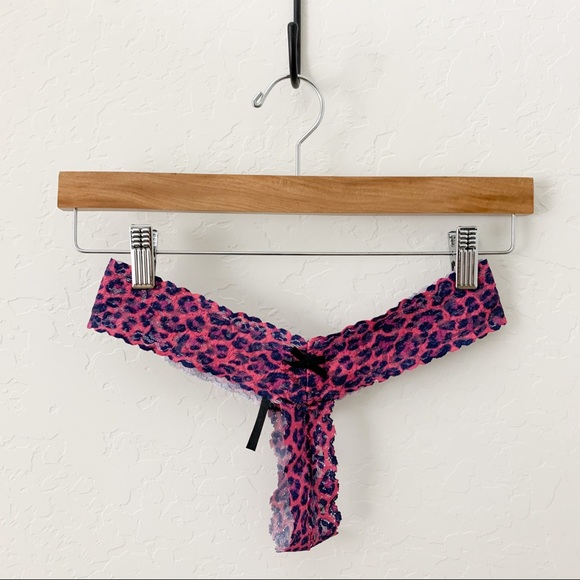 Hanky Panky Animal Print Open Gusset Thong